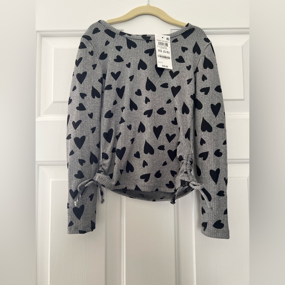 NWT Girls Heart Shirt